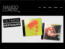 Tablet Screenshot of nandocordel.com.br